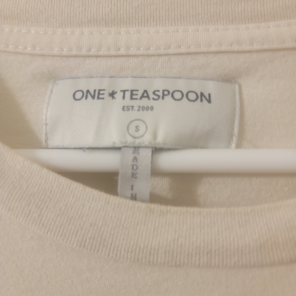 Free People × One Teaspoon Denim Star Boyfriend Long Sleeve Size Small Like New - Picture 6 of 6